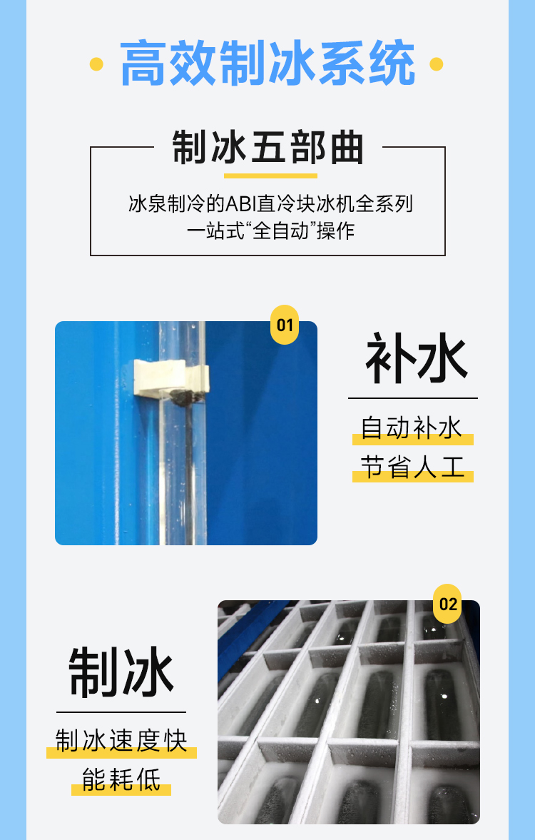 山東塊冰機(jī)的制冰步驟